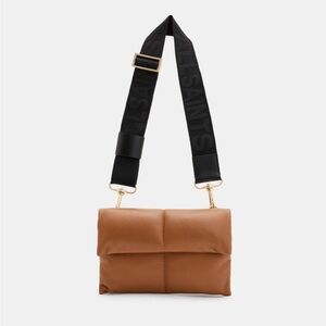 Brown Ezra Quilt Crossbody handbag - NEW All Saints